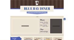 Desktop Screenshot of bluebaydiner.com
